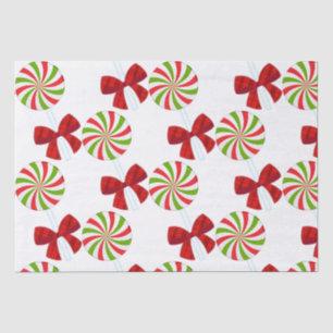 カスタムクリスマスキャンディとマッチングテディベア 薄葉紙