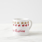 カスタムクリスマスキャンディーケーン エスプレッソカップ (正面右)