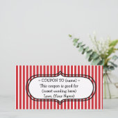 カスタムクリスマスギフトクーポン シーズンカード (スタンド正面)