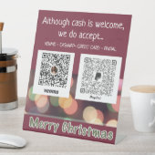 カスタムクリスマスクラフトショーベンダーブース 台座サイン (インサイチュ)