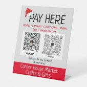 カスタムクリスマスクラフトフェアアイディアはここでベンモ 台座サイン (正面)