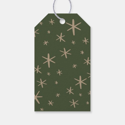 カスタムクリスマスグリーティングギフトラベル ギフトタグ (裏面)