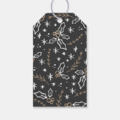 カスタムクリスマスグリーティングギフトラベル ギフトタグ (裏面)