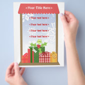 カスタムクリスマスシーン チラシ (手)