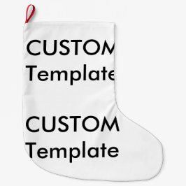 カスタムクリスマスストッキング – 両面プリント ラージクリスマスストッキング