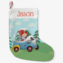 カスタムクリスマスストッキング-小妖精や小人