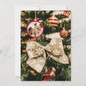 カスタムクリスマスツリークリスマスカード シーズンカード (裏面)