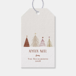 カスタムクリスマスノールパッケージワインボトルフェスティバル ギフトタグ