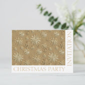 カスタムクリスマスパーティの招待状テンプレートカード3 招待状 (スタンド正面)