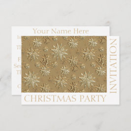 カスタムクリスマスパーティの招待状テンプレートカード3 招待状