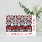 カスタムクリスマスパーティの招待状テンプレートカード 招待状 (スタンド正面)
