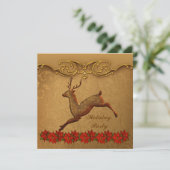 カスタムクリスマスパーティの招待状 招待状 (スタンド正面)