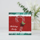 カスタムクリスマスパーティの招待状 招待状 (スタンド正面)