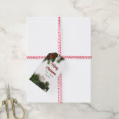 カスタムクリスマスプレゼントラベル ギフトタグ (より糸付き)