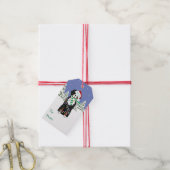 カスタムクリスマスベルネーズマウンテンホリデードッグ ギフトタグ (より糸付き)