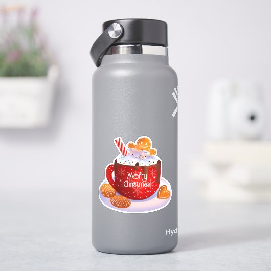 カスタムクリスマスホットチョコレートホリデー シール (HydroFlask)