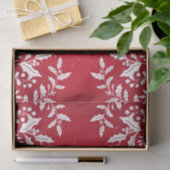 カスタムクリスマスホリーティッシュペーパー 薄葉紙 (ギフト)