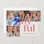 カスタムクリスマス写真カードクリスマスホリデー葉書 シーズンポストカード (正面/裏面)