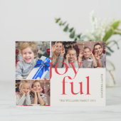 カスタムクリスマス写真カード印刷可能クリスマスカード シーズンカード (スタンド正面)