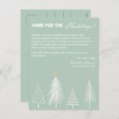 カスタムクリスマス冬の季節実在財団 シーズンポストカード (正面/裏面)