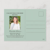 カスタムクリスマス冬の季節実在財団 シーズンポストカード (裏面)