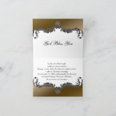 カスタムクリスマス募金カード シーズンカード (内部)