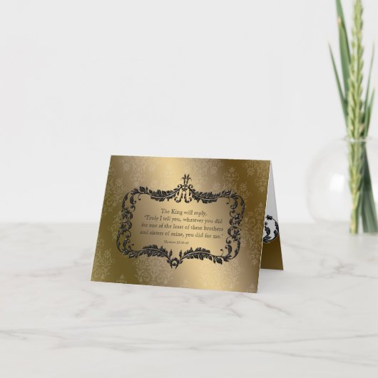 カスタムクリスマス募金カード シーズンカード (正面)