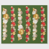 カスタムクリスマス包装紙 ラッピングペーパー (フラット)