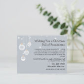 カスタムクリスマス実在エステートマーケティング農業 シーズンポストカード (スタンド正面)