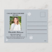 カスタムクリスマス実在エステートマーケティング農業 シーズンポストカード (裏面)