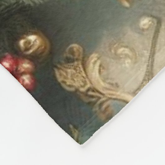 カスタムクリスマス小妖精や小人スフィンクス猫ギフトクリスマス フリースブランケット (角)