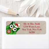 カスタムクリスマス差出人住所ラベル ラベル (インサイチュ)