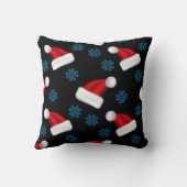 カスタムクリスマス帽 | ホリパーソナライズされたデーサンタ クッション (裏面)