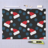 カスタムクリスマス帽 | ホリパーソナライズされたデーサンタ 薄葉紙 (クラフト)