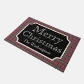 カスタムクリスマス歓迎の敷物 ドアマット (アングル)