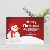 カスタムクリスマス用挨拶カード シーズンカード (スタンド正面)