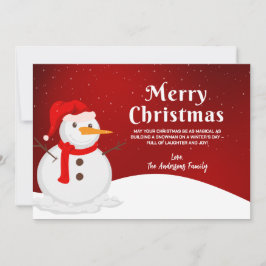 カスタムクリスマス用挨拶カード シーズンカード
