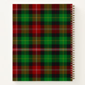 カスタムクリスマス用格子手帳 ノートブック (裏面)