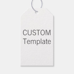 カスタムクリスマス白いギフトラベルグレー(灰色)トウィン ギフトタグ