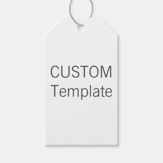 カスタムクリスマス白いギフトラベルグレー（灰色）トウィン ギフトタグ