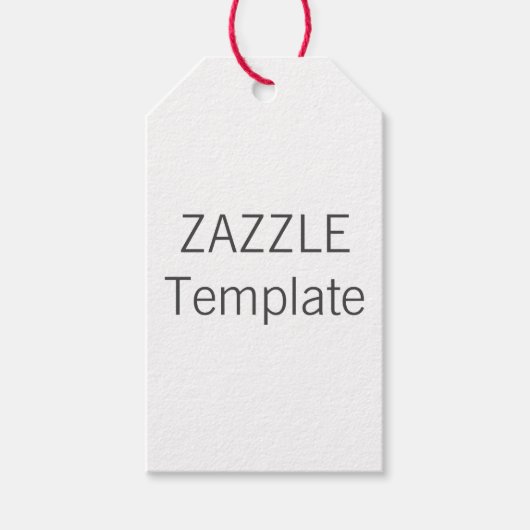 カスタムクリスマス白いギフトラベル赤いワイン ギフトタグ (正面)