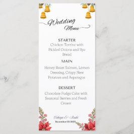 カスタムクリスマス結婚のメニュー メニュー