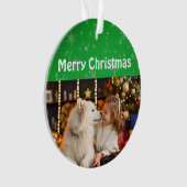 カスタムクリスマス飾り オーナメント (正面)