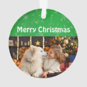 カスタムクリスマス飾り オーナメント (裏面)