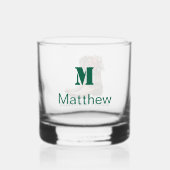 カスタムクリスマス・カウボーイ・ブーツ ウイスキーグラス (裏面)