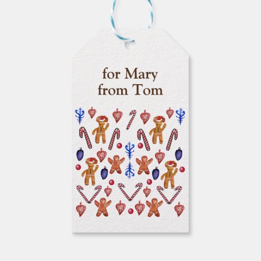 カスタムクリスマス ギフトタグ (裏面)