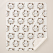 カスタムクリスマス シェルパブランケット (正面)