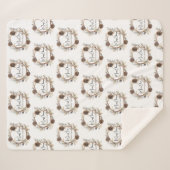 カスタムクリスマス シェルパブランケット (正面(横))