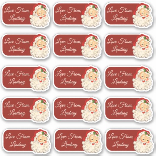 カスタムクリスマス シール (正面)