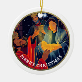 カスタムクリスマス セラミックオーナメント